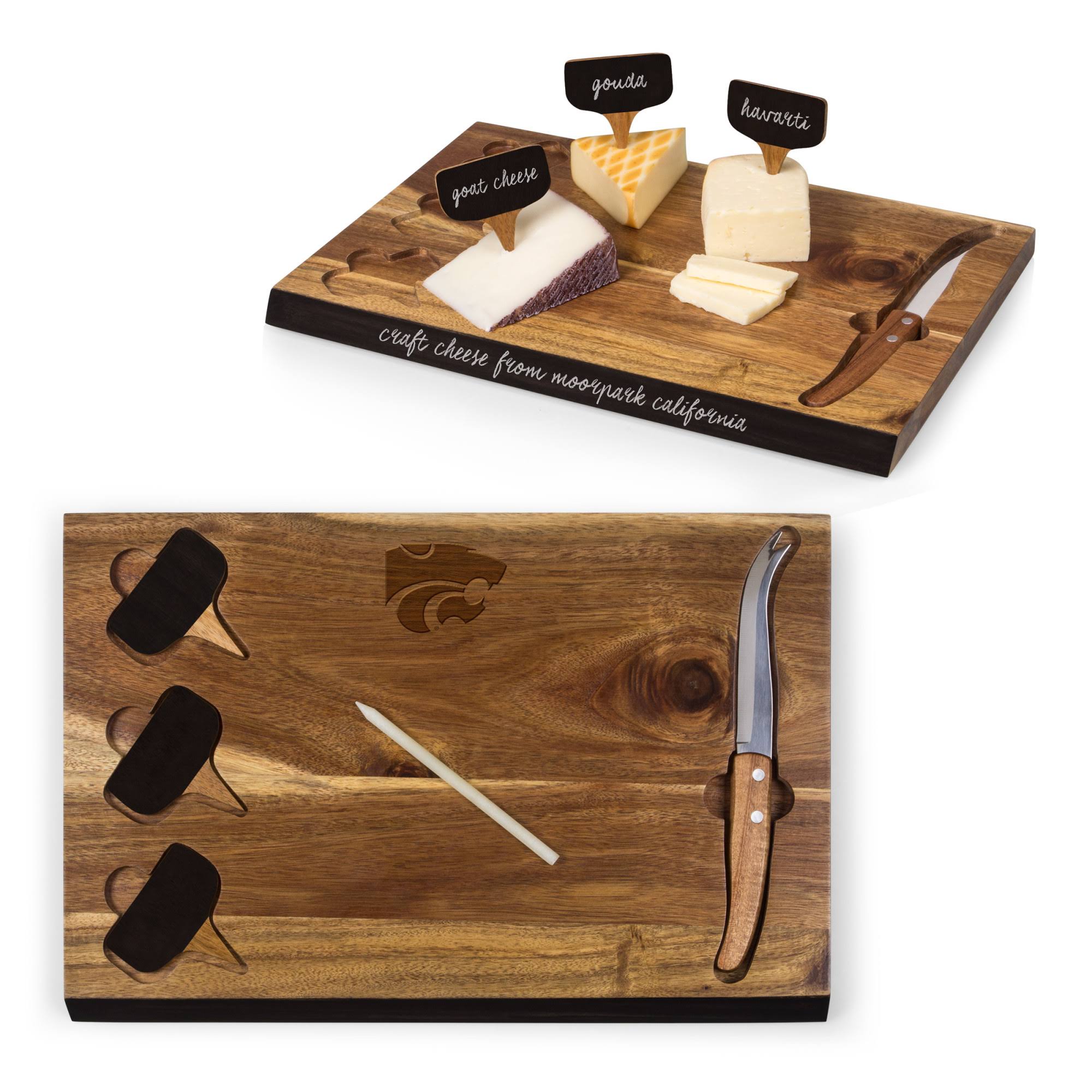 Acacia Cheese Board and Tools Set S6447