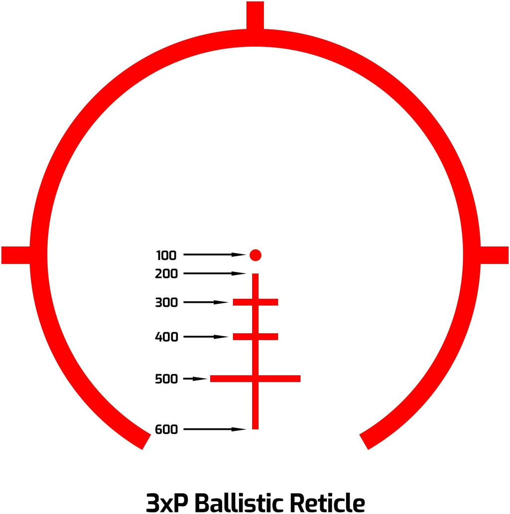 3X Prism Scope with Illuminated BDC Reticle G939