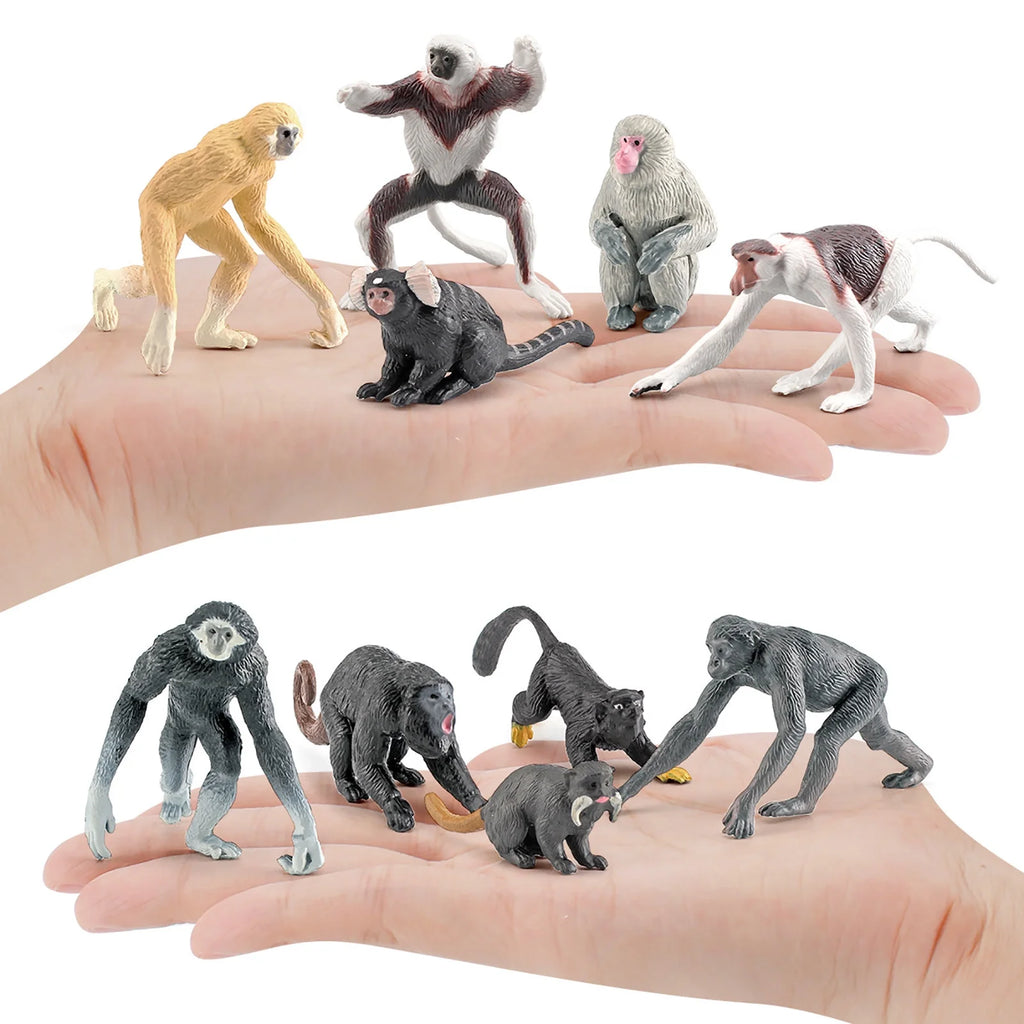 10PCS Simulation Zoo Animal Ornament Model T90846