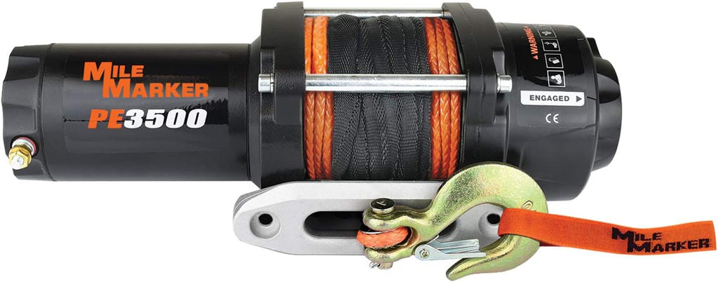 3500 lb Electric Winch with Synthetic Rope B818605