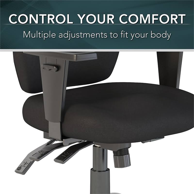 High Back Office Chair in Black L932