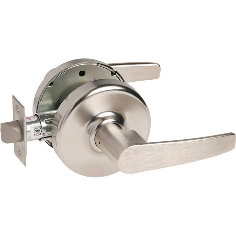 Satin Chrome Cylindrical Passage Lever Set T186