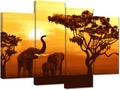 4 Panel Canvas Wall Art Stretched and Framed T82660