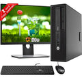 HP 600 G1 SFF Desktop Computer, Core i5 4th, 16GB Ram, 500GB Hdd, 120GB Ssd, 19 inch LCD, Keyboard and Mouse, Wi-Fi, Win10 Pro R510