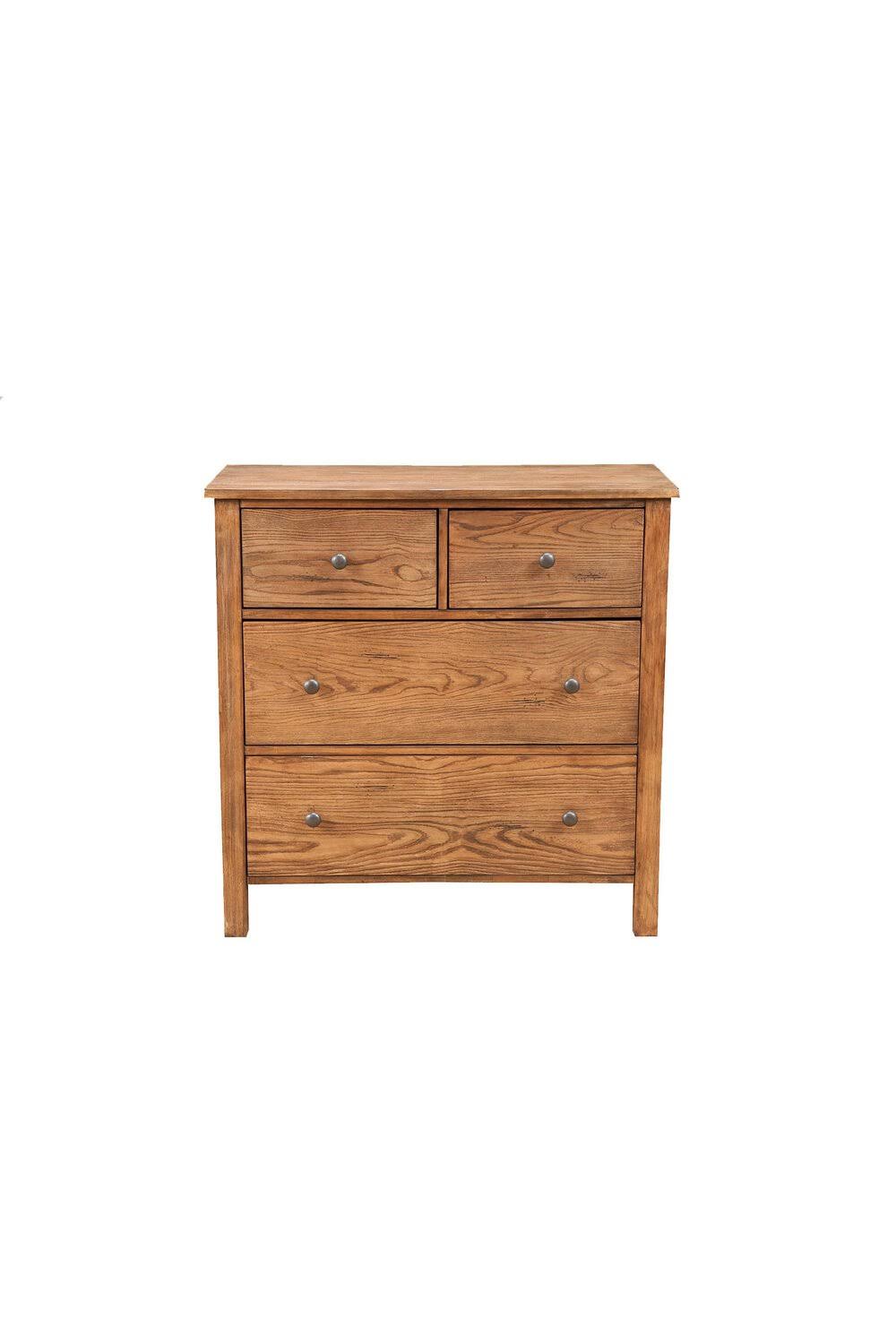 Toffee Brown 4 Drawer Wood Accent Chest I35767