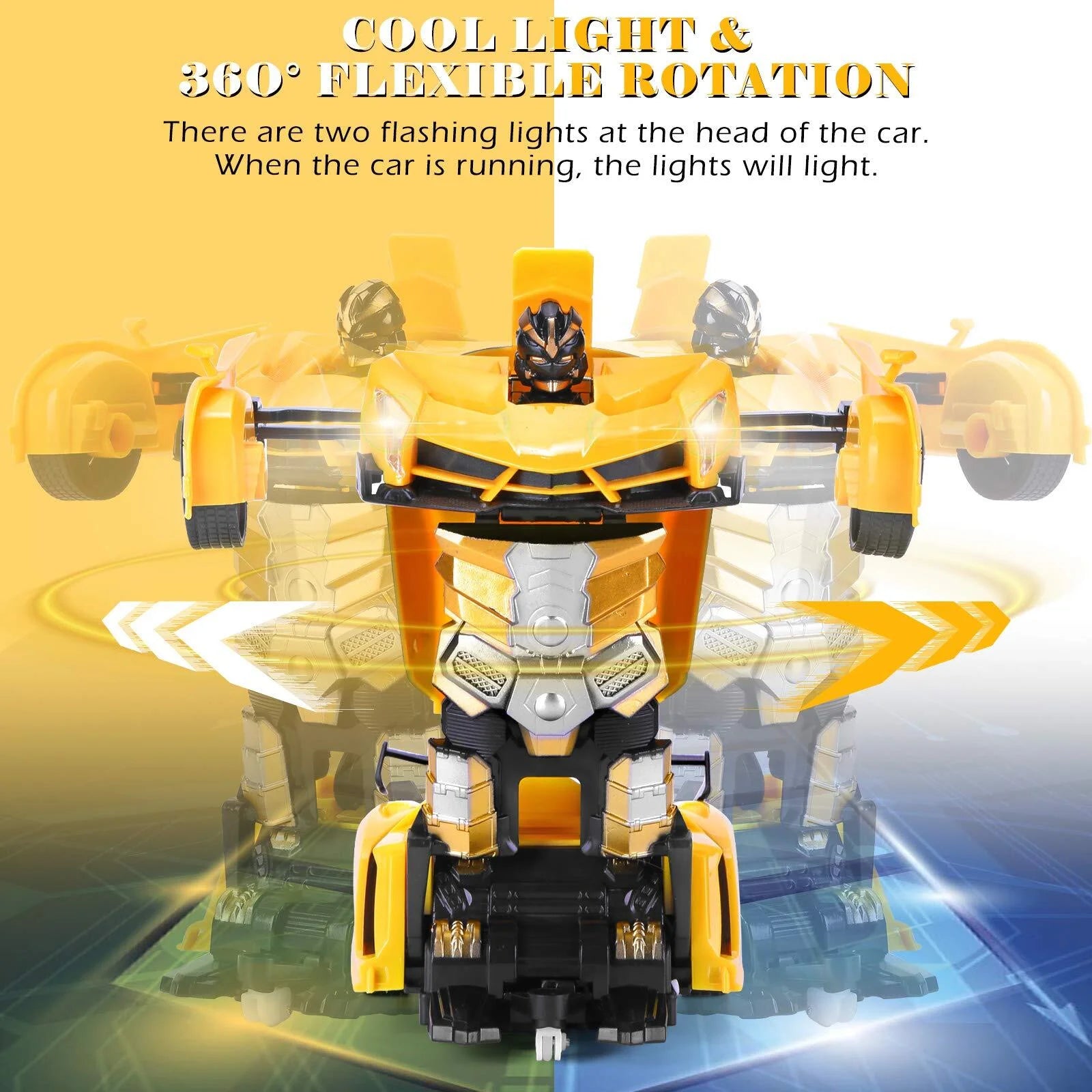 2-in-1 Transform Robot RC Racing Car, 2.4Ghz 1:18 Scale R699