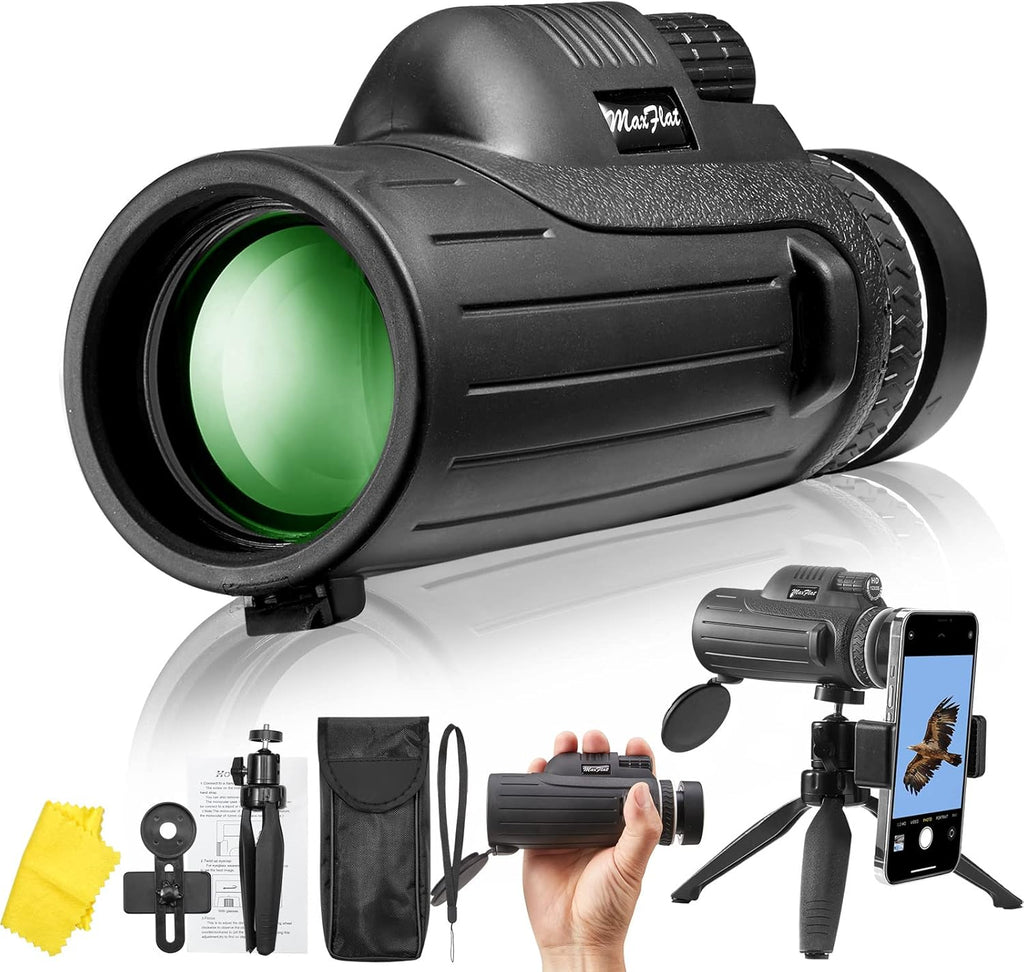 12x55 High Definition Monocular Telescope with Smartphone Holder G341399