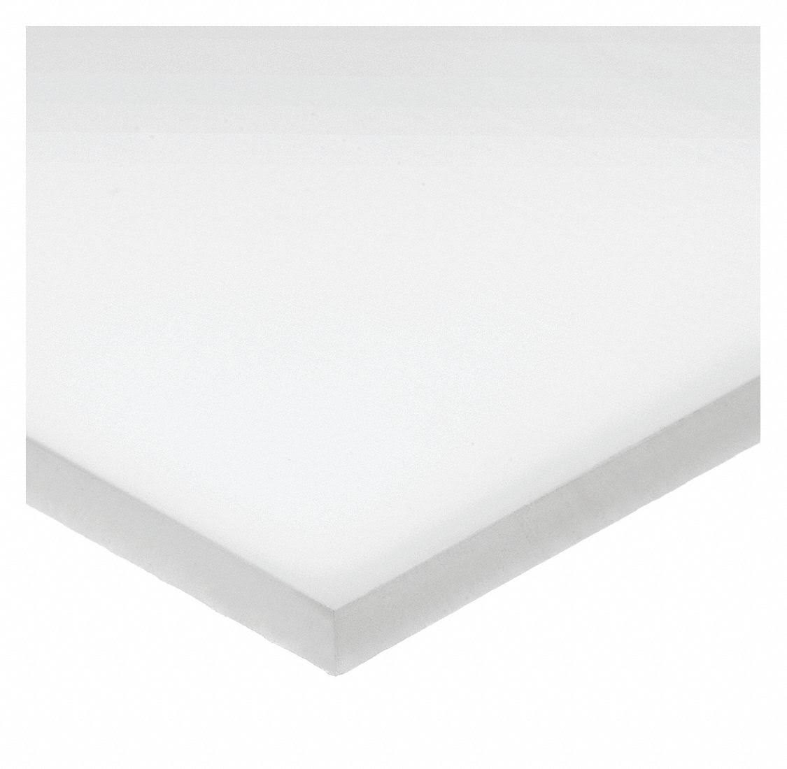 White UHMW Polyethylene Plastic Sheet V10927