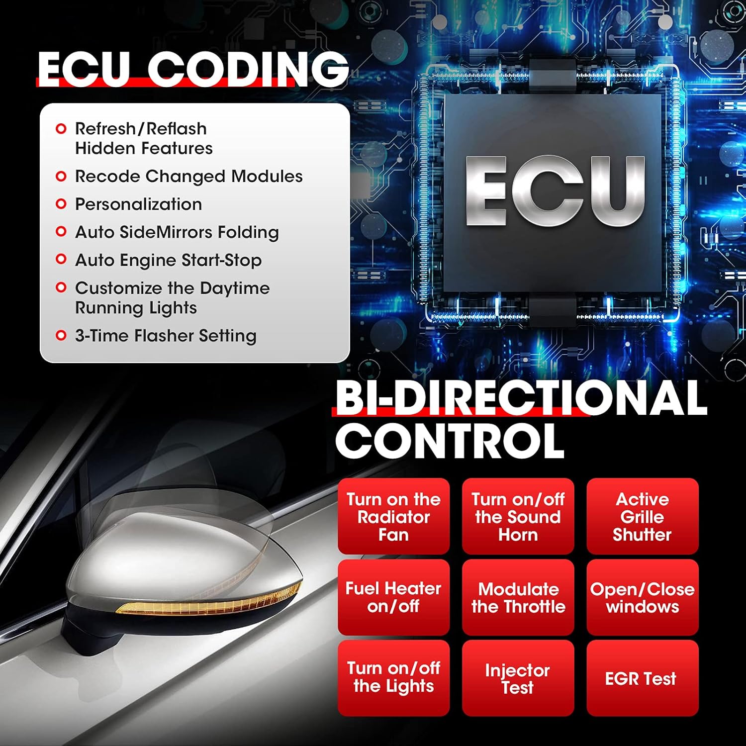 Bidirectional Scan Tool with ECU Coding M287886