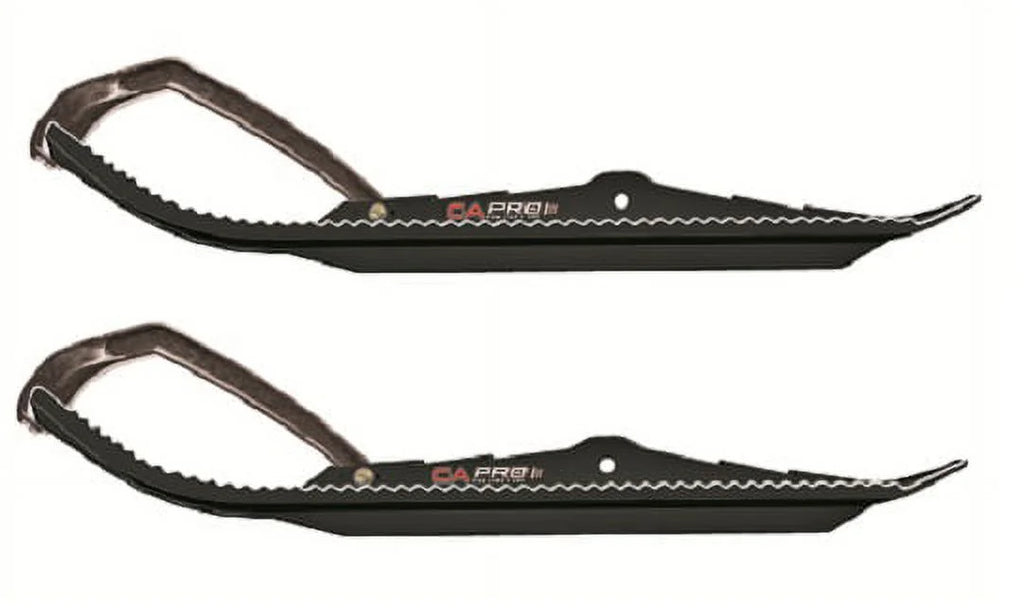 Black Snowmobile Skis Complete Kit W58309