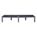 Clear Glass Shelf with Black Poles R22536