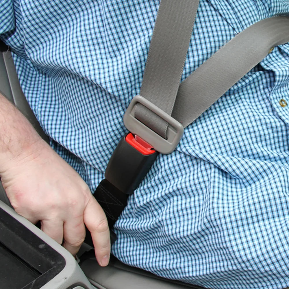 Black 7 Inch Seat Belt Extender J4129