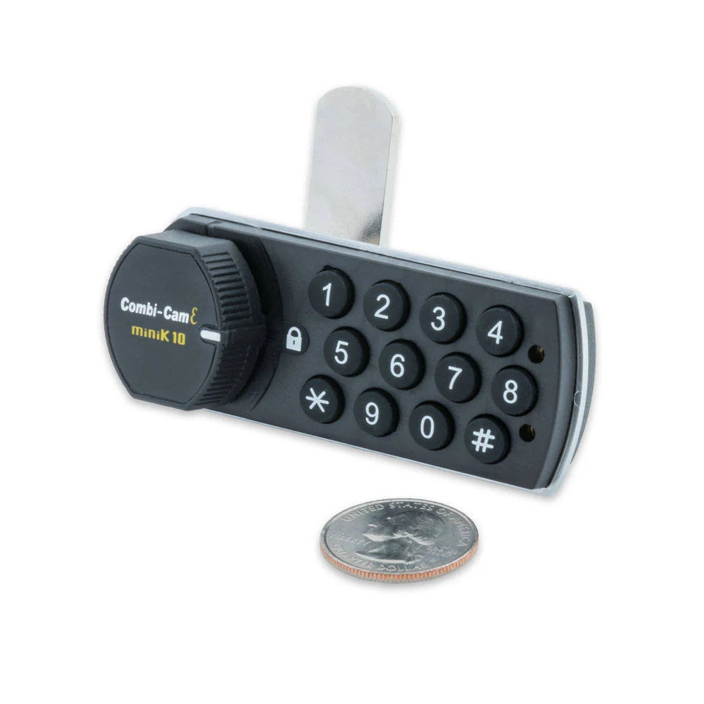 Horizontal Electronic Cabinet Lock - Black G313831