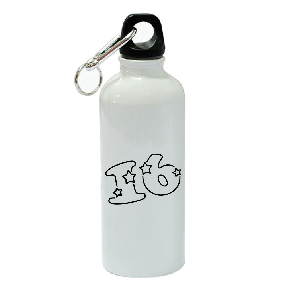 White Aluminum Sports 20 oz Water Bottle D593795