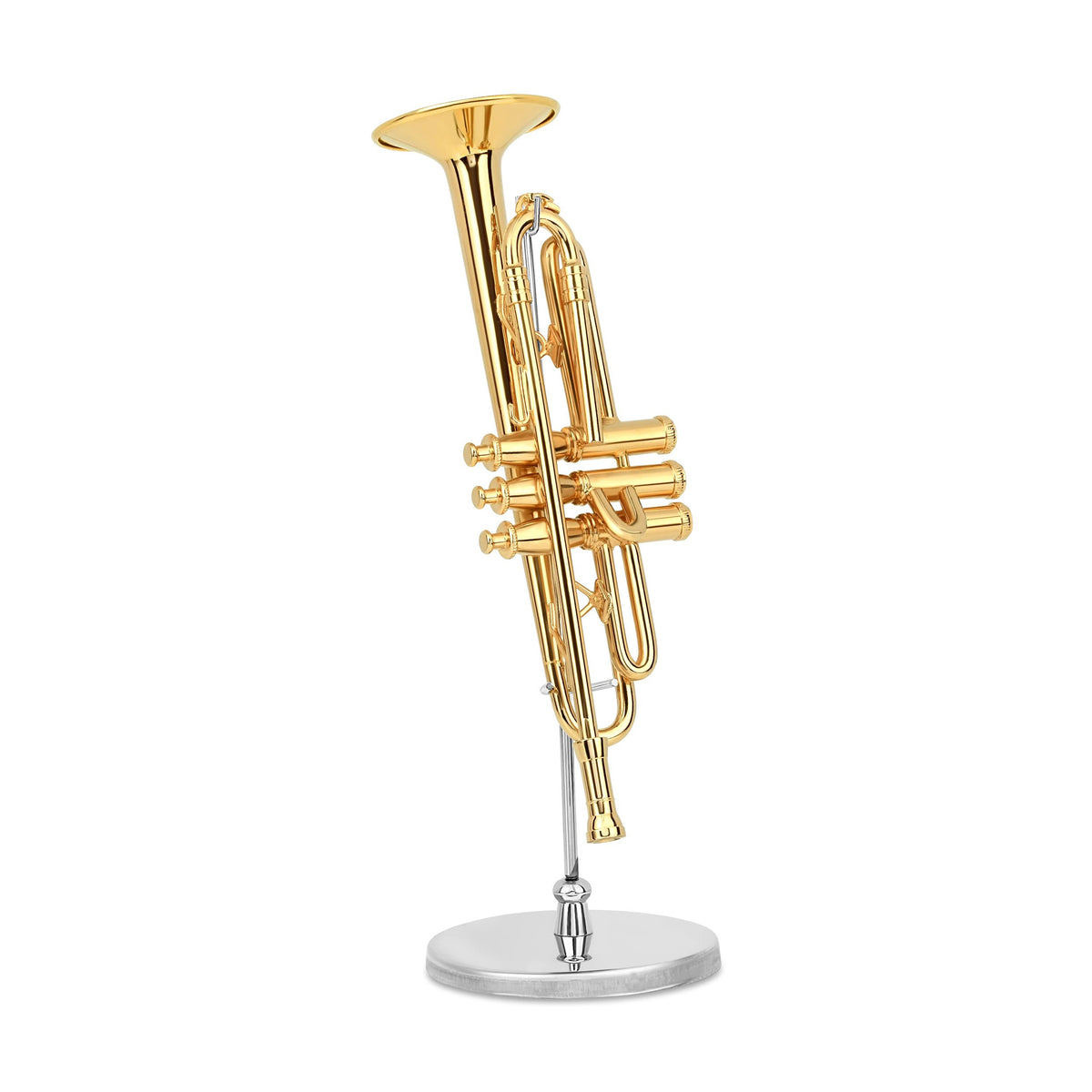 Gold Trumpet Miniature with Stand & Case P35991