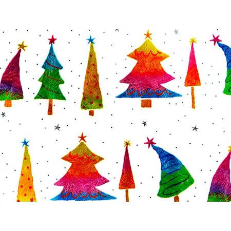 Rainbow Trees 24x22 x 417& Half Ream Gift Wrap (Metallized) Y753274