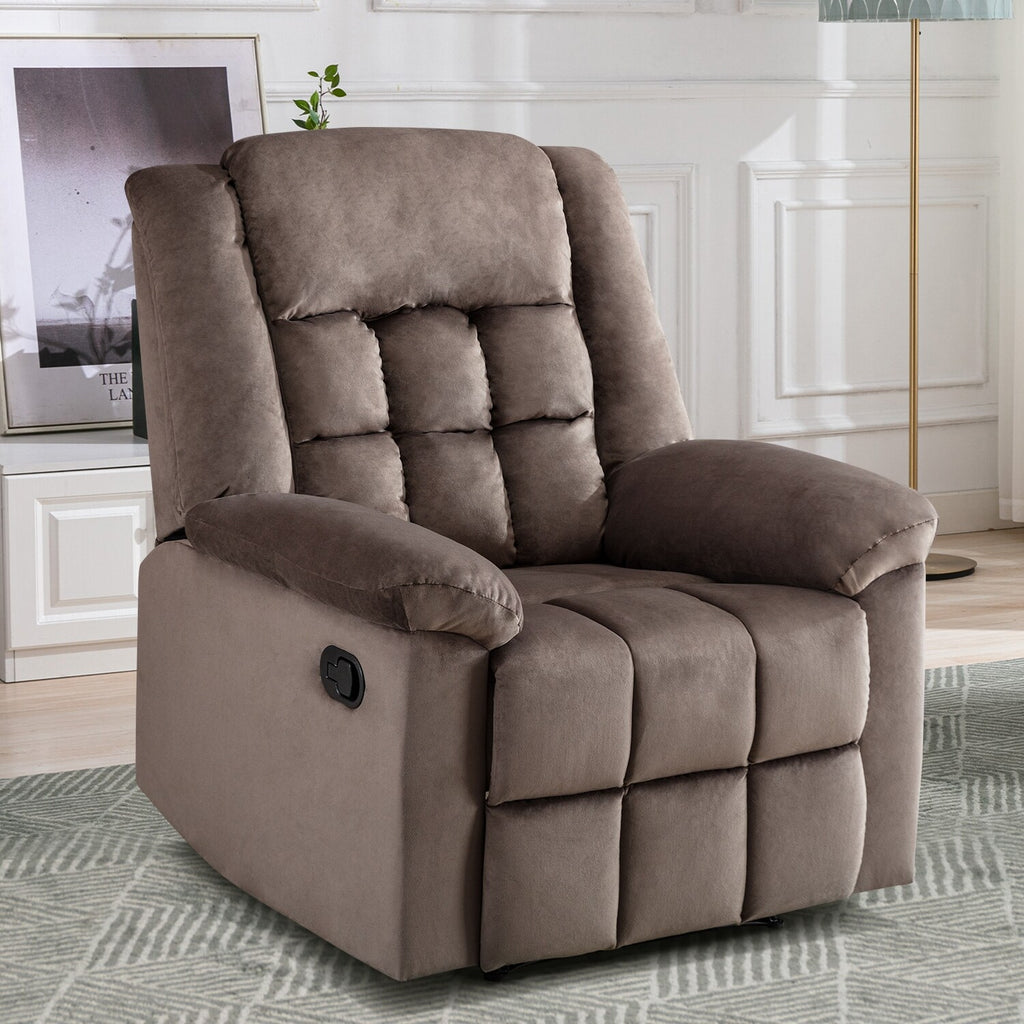 Brown Padded Manual Recliner P352970