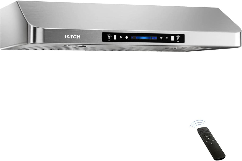 30 Inch Under Cabinet Range Hood with 900-CFM, Stainless Steel Kitchen Vent B555737