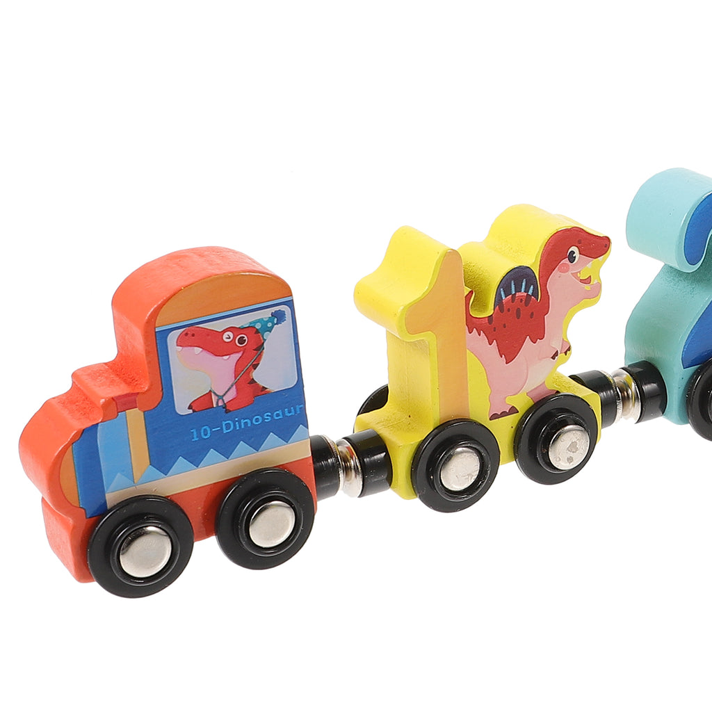Magnetic Wooden Building Block Car Toy G81378