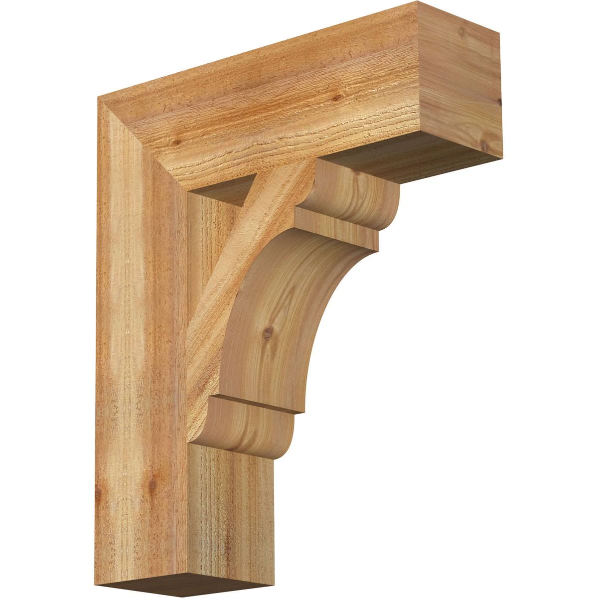6x22W x 20x22D x 24x22H Western Red Cedar Bracket S758