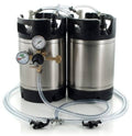 1.75 Gallon Ball Lock Keg System with 2 Kegs and Picnic Faucets T3294