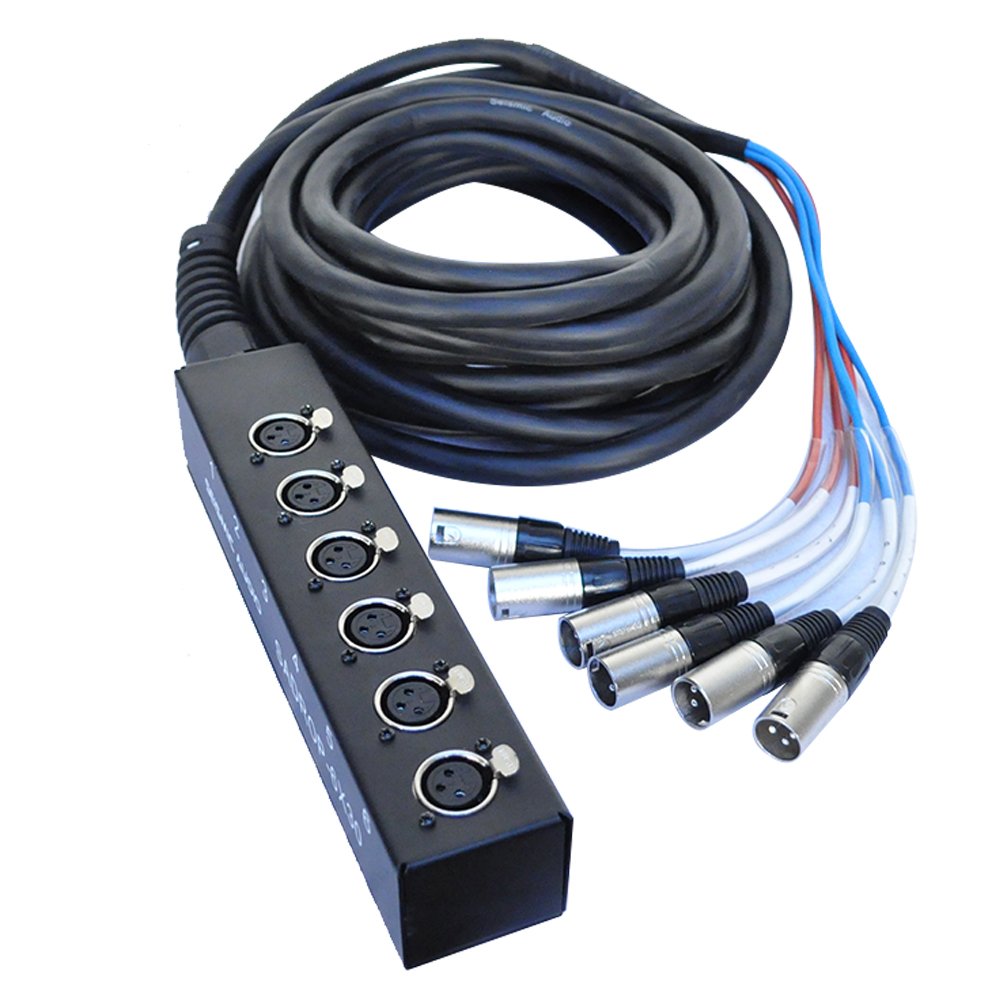 8 Channel 30-Feet Pro Audio Drop Snake Cable Z11199