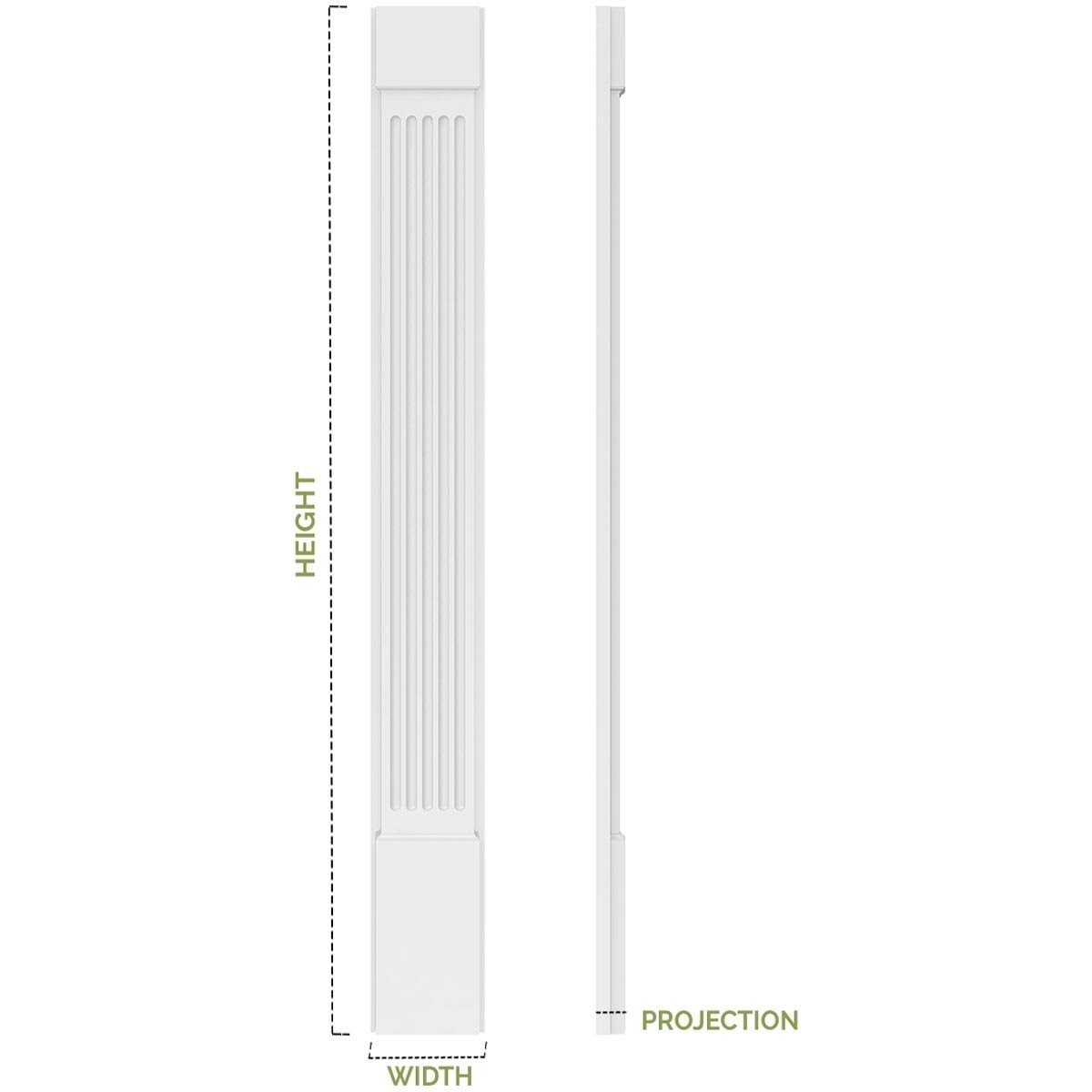 Plain PVC Pilaster (Pair) S255111