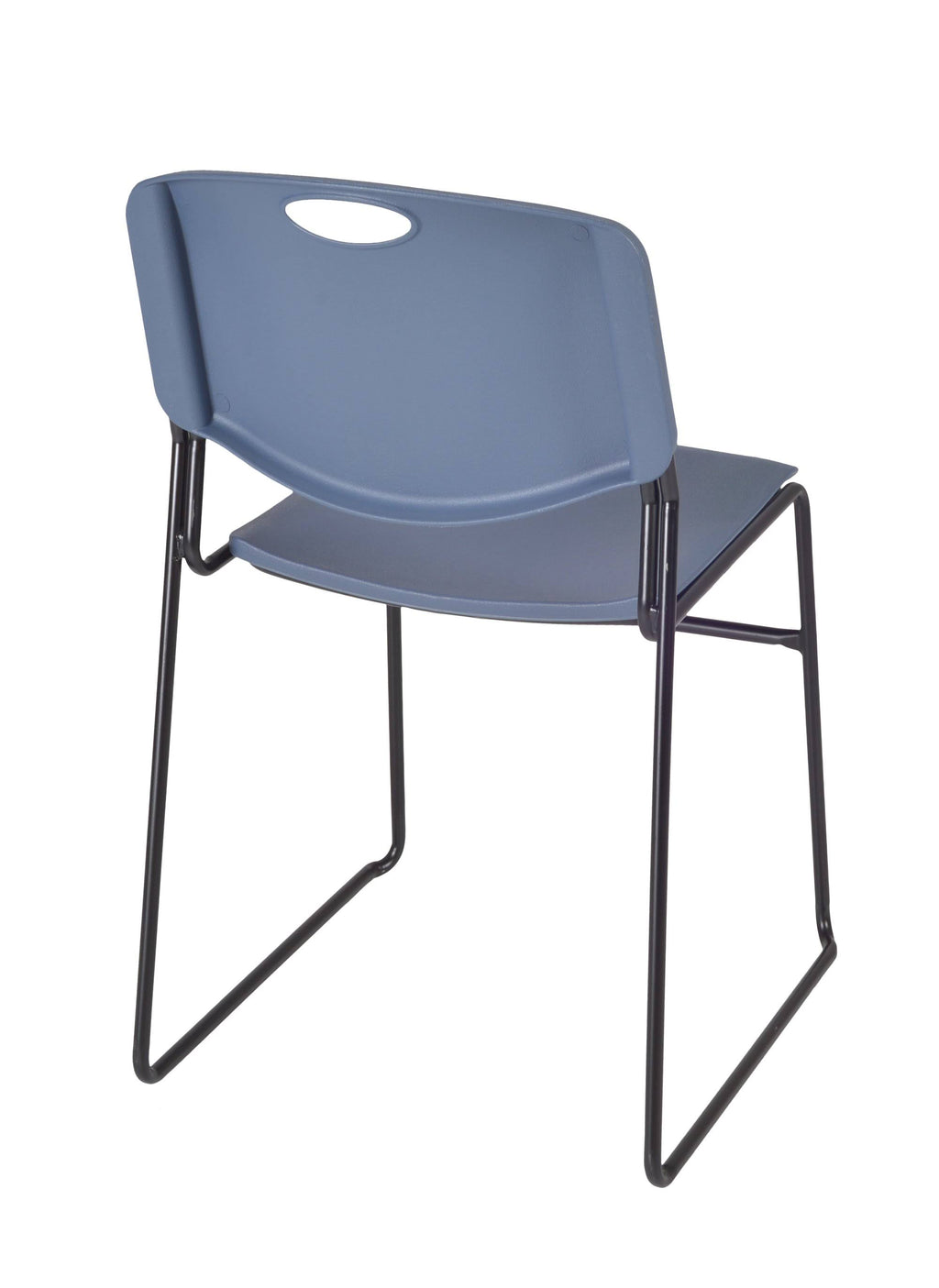 Mocha Walnut Training Table with 2 Stack Chairs Z80813