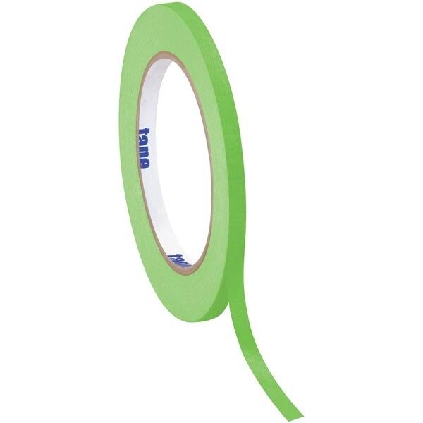 Light Green Masking Tape 1/2x22 x 60 Yard Roll (72 Roll/Case) H943
