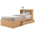 Twin Captain Storage Bed in Beech R122