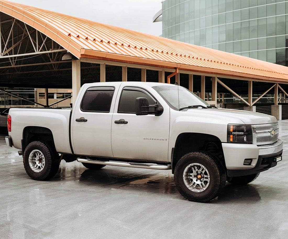 Rain Guards for Chevrolet Silverado/GMC Sierra 1500 Crew Cab, 4pcs K558