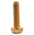 3/4 inch-16 x 2 1/4 inch Fine Thread Grade 8 Hex Cap Screw Yellow Zinc Plated Pk 10 K832