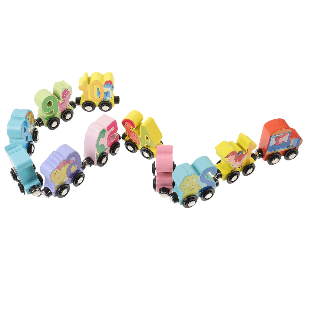Magnetic Wooden Building Block Car Toy G81378