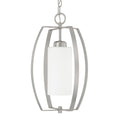Brushed Nickel 1 Light Foyer A3343