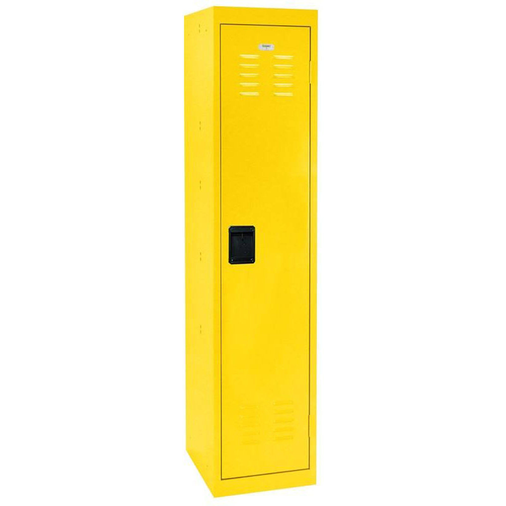 Single Tier Welded Storage Locker, Yellow - 15 x 18 x 66 in. Q2423