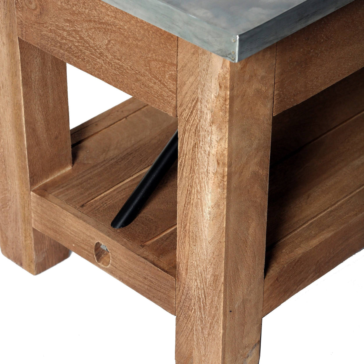 Steel Wood Bench and Coat Hook Set D33346