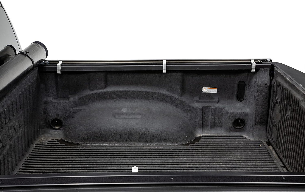 Soft Roll Up Truck Bed Tonneau Cover for 2015 - 2022 Ford F150 6.6’ Bed (Black) U47258
