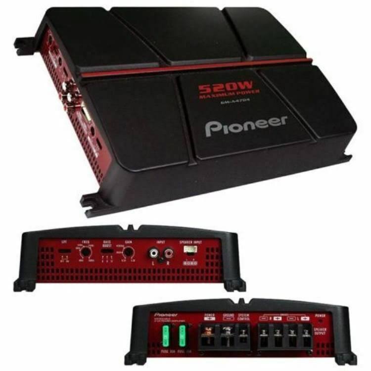 4 Channel 520 Watts Max Class AB Amp I5078