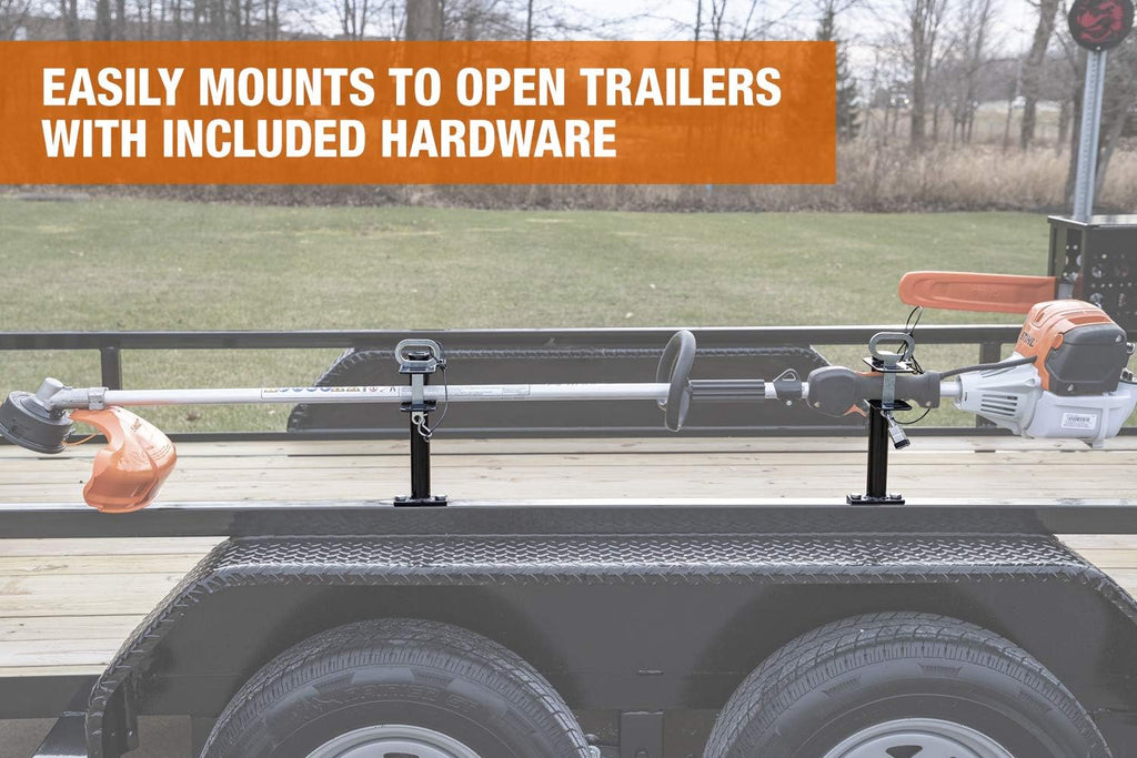 1 Channel Lockable Trimmer Rack, Black U348397