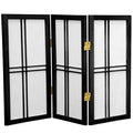 3-Panel Folding Room Divider B4379